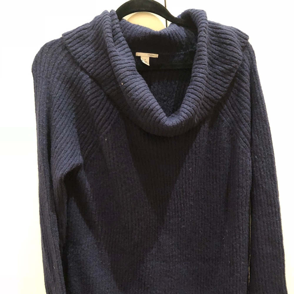 Never word navy sweater dress